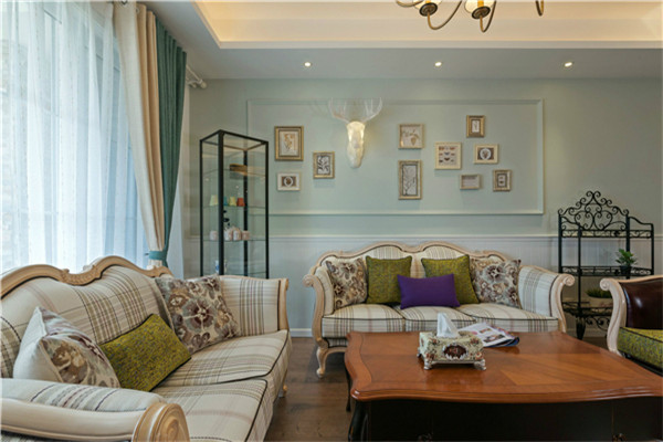 沈陽-碧桂園錦園120平「美式風格」裝修設